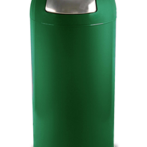 Dome top, spruce green, with galvanized liner