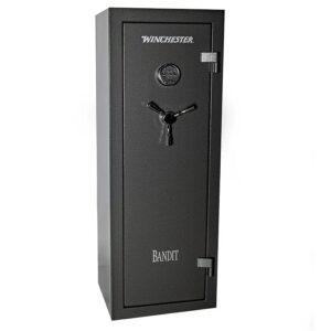 Classic security receptacle with lock and keys, slate