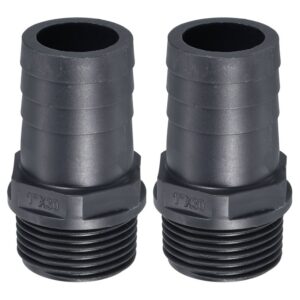 2" Grey Hose Barb Fitting for Extractor