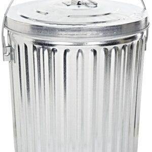 Light duty 10 gallon economy can and lid, pregalvanized steel