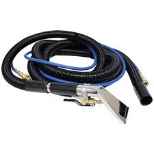 4" Stainless Steel Upholstery Tool with 15 Ft. Solution Hose and Vacuum Hoses