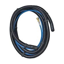 15 ft Vacuum and Solution Hoses with 1 1/4 in Straight Cuffs, 1 Female QD 1 Male QD,  No Hand Tool